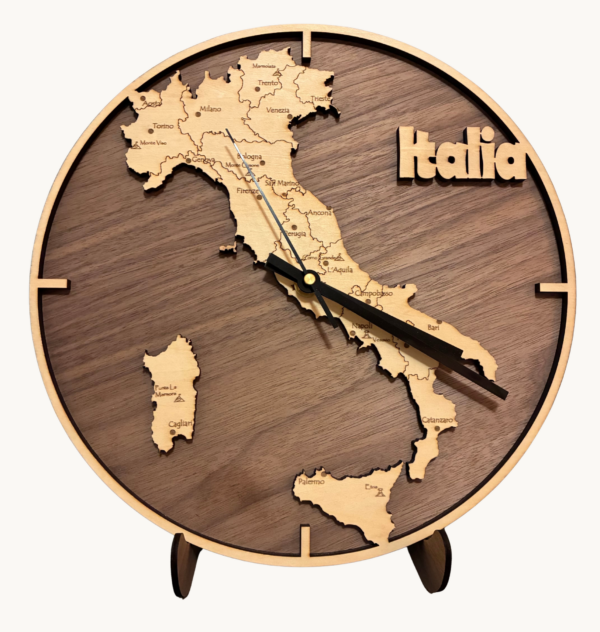 Holz-Wanduhr „Italia“